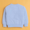 Sky Blue Girls Full Sleeves Cotton Sweatshirt
