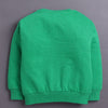 Green Girls Full Sleeves Cotton Sweatshirt