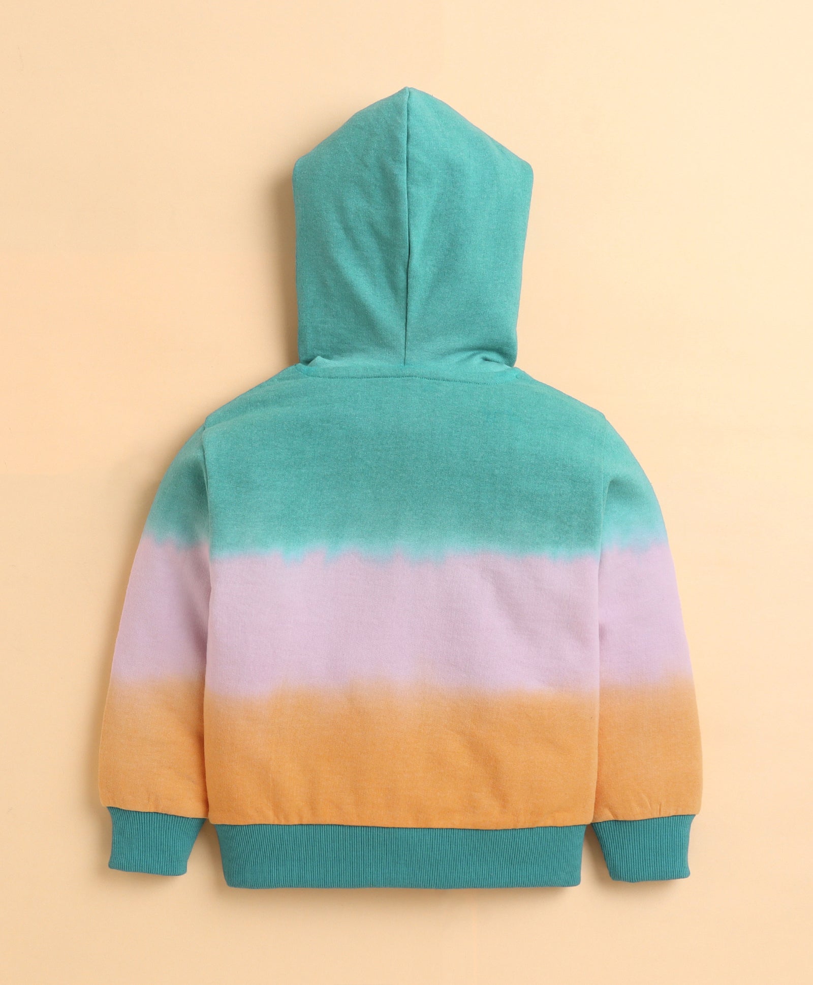 Multi Girls Full Sleeves Cotton Hooded Sweatshirt