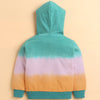 Multi Girls Full Sleeves Cotton Hooded Sweatshirt