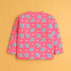 Pink Girls Full Sleeves Cotton T-Shirt & Pyjama Set