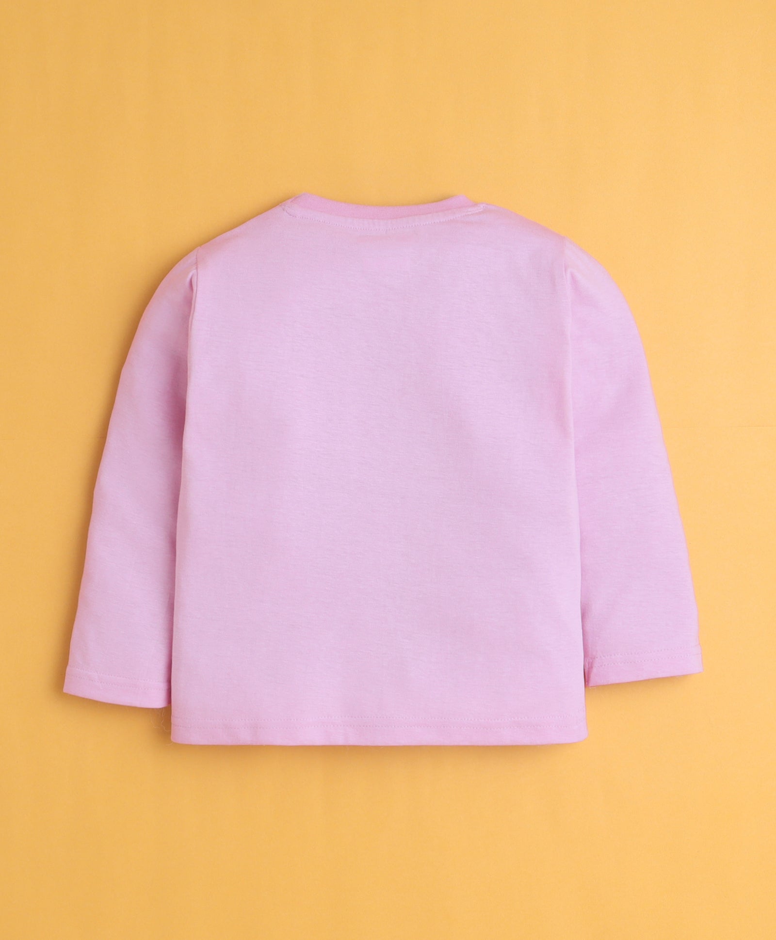 Lilac Girls Full Sleeves Cotton T-Shirt & Pyjama Set