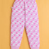 Lilac Girls Full Sleeves Cotton T-Shirt & Pyjama Set