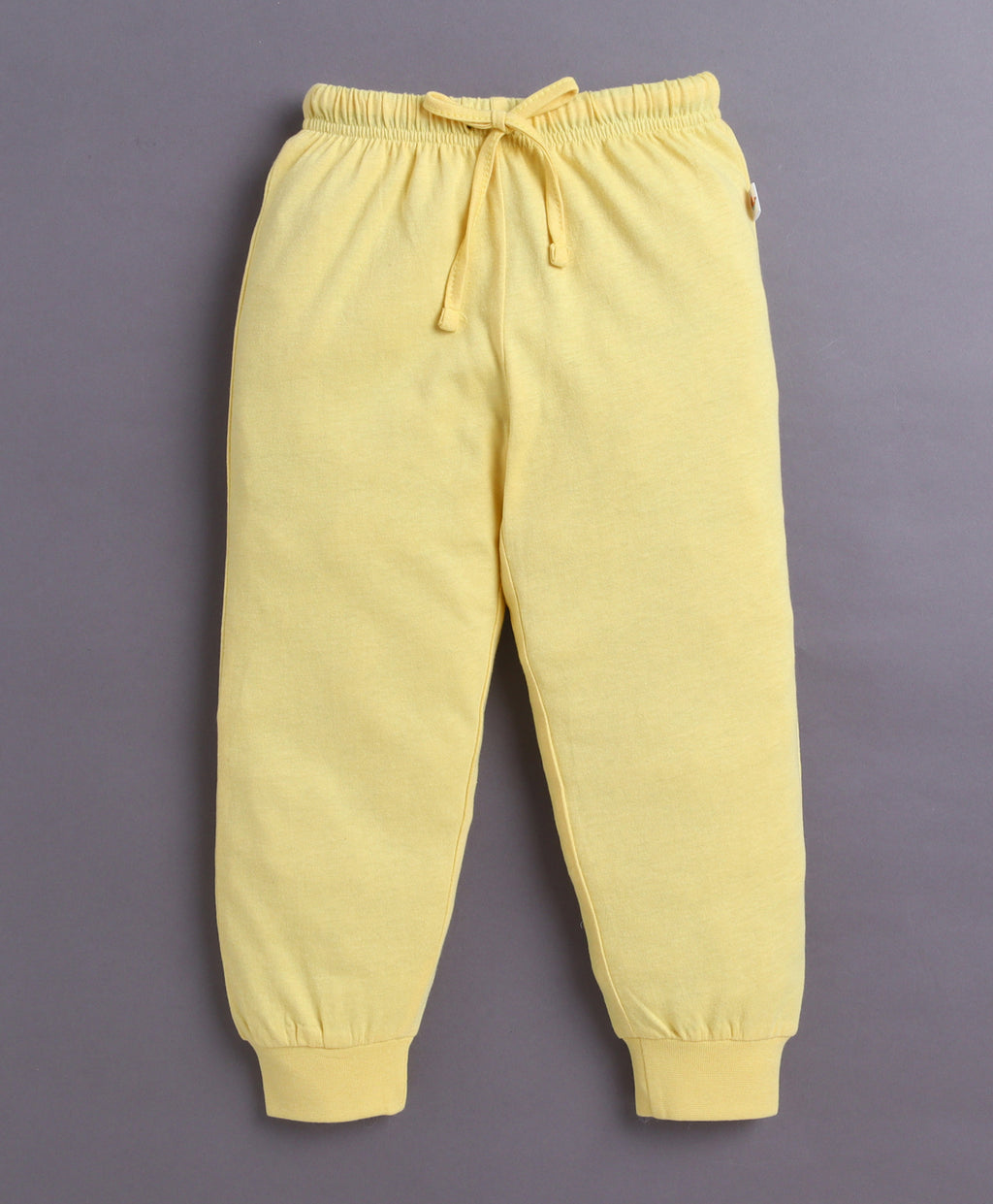Bumzee Yellow & White Graphic Print T-Shirt & Pyjama Set, Full Sleeves