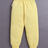 Yellow & White Boys Full Sleeves Cotton T-Shirt & Pyjama Set