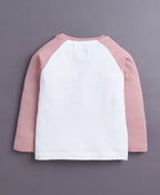 Bumzee Pink & White Animal Print T-Shirt & Pyjama Set, Full Sleeves, 100% Cotton