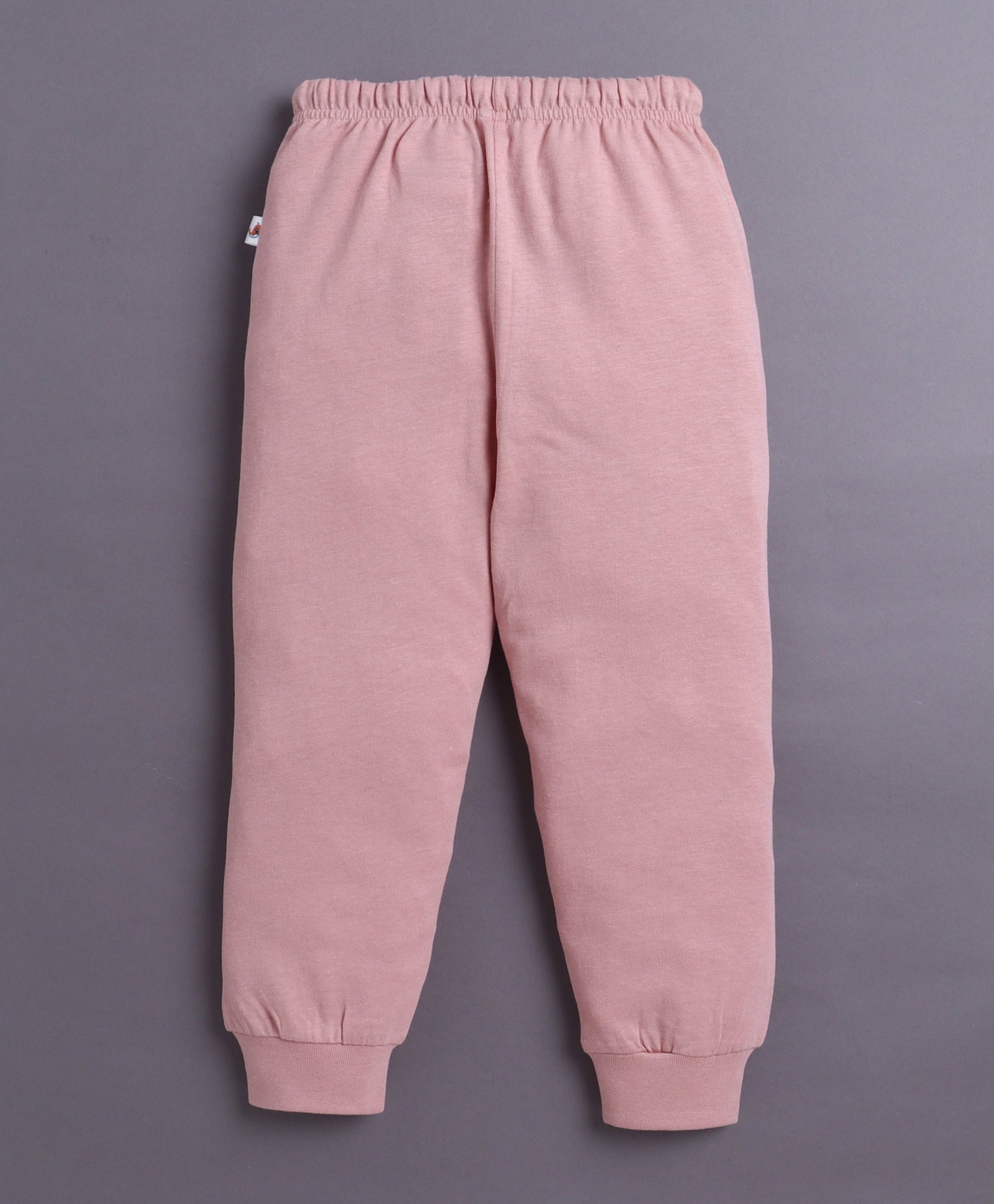 Pink & White Girls Full Sleeves Cotton T-Shirt & Pyjama Set