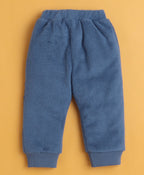 Bumzee Lilac & Blue Embroidered Sweatshirt & Jogger Set, Full Sleeves