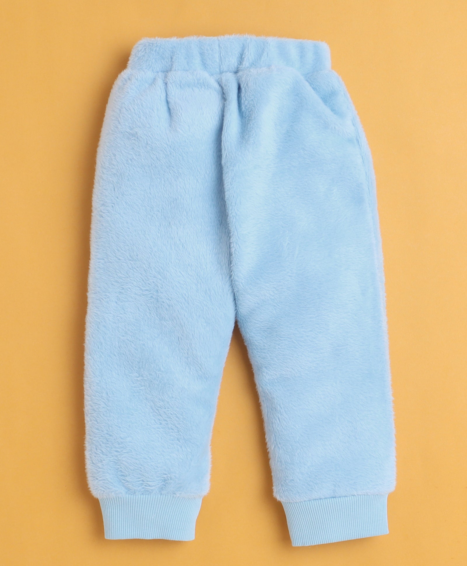 Pink & Sky Blue Girls Full Sleeves Sweatshirt & Jogger Set