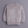 Grey & Navy Boys Full Sleeves Sweatshirt & Jogger Set