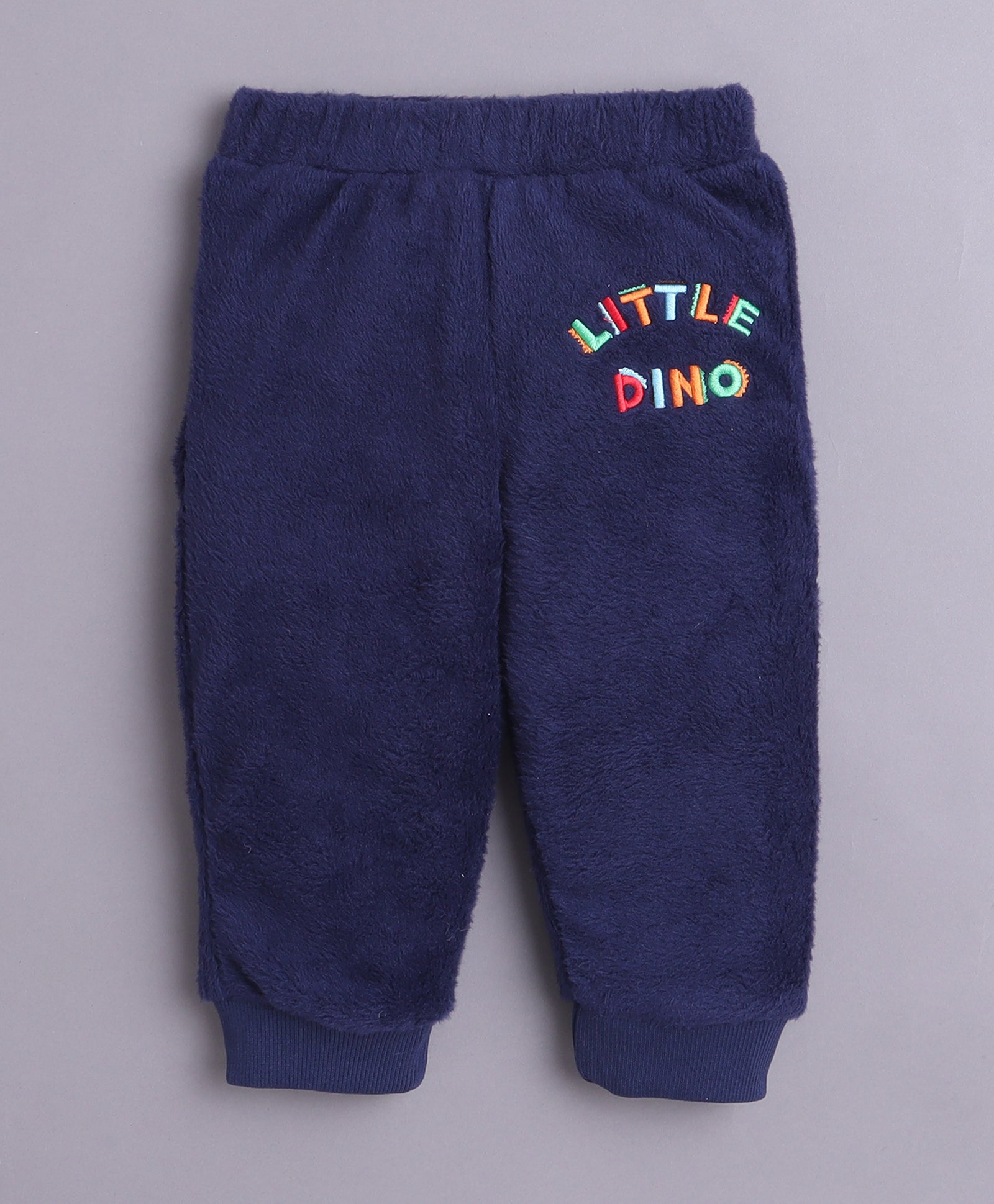 Grey & Navy Boys Full Sleeves Sweatshirt & Jogger Set