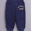 Grey & Navy Boys Full Sleeves Sweatshirt & Jogger Set