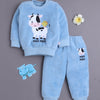 Blue Boys Full Sleeves Sweatshirt & Jogger Set