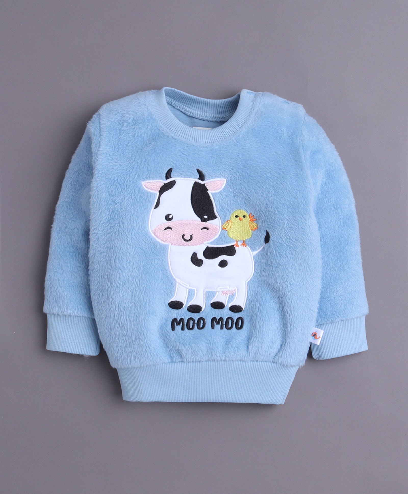 Blue Boys Full Sleeves Sweatshirt & Jogger Set