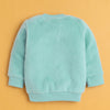 Sea Green & Blue Boys Full Sleeves Sweatshirt & Jogger Set