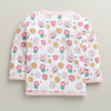 Pink & White Baby Girls Full Sleeves Jabla & Pyjama Set