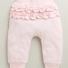 Pink & White Baby Girls Full Sleeves Jabla & Pyjama Set