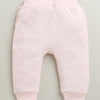 Pink & White Baby Girls Full Sleeves Jabla & Pyjama Set
