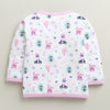 Lilac & White Baby Girls Full Sleeves Jabla & Pyjama Set
