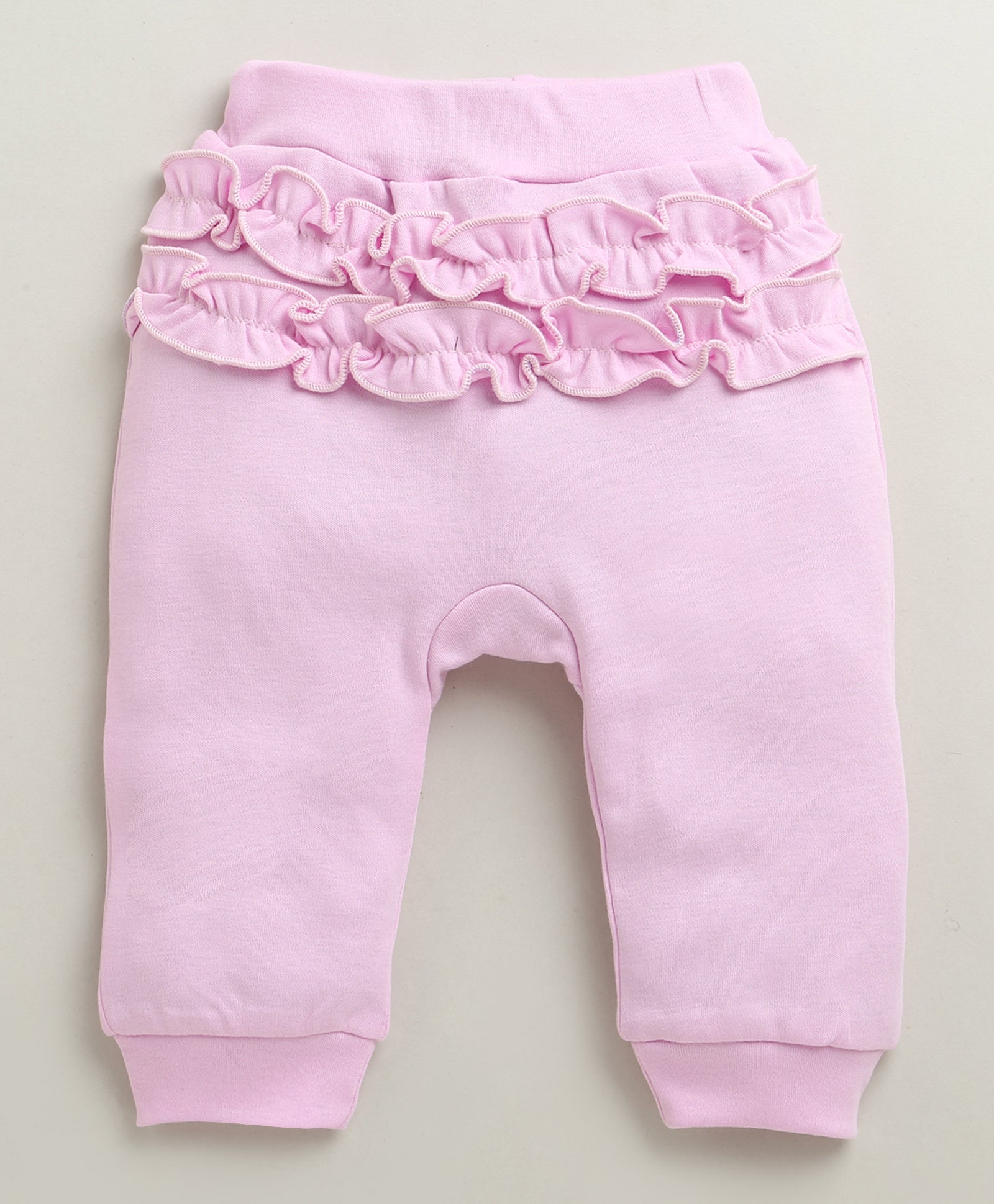 Lilac & White Baby Girls Full Sleeves Jabla & Pyjama Set