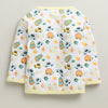 Yellow & White Baby Boys Full Sleeves Jabla & Pyjama Set