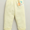 Yellow & White Baby Boys Full Sleeves Jabla & Pyjama Set
