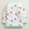 Mint Green & White Baby Boys Full Sleeves Jabla & Pyjama Set