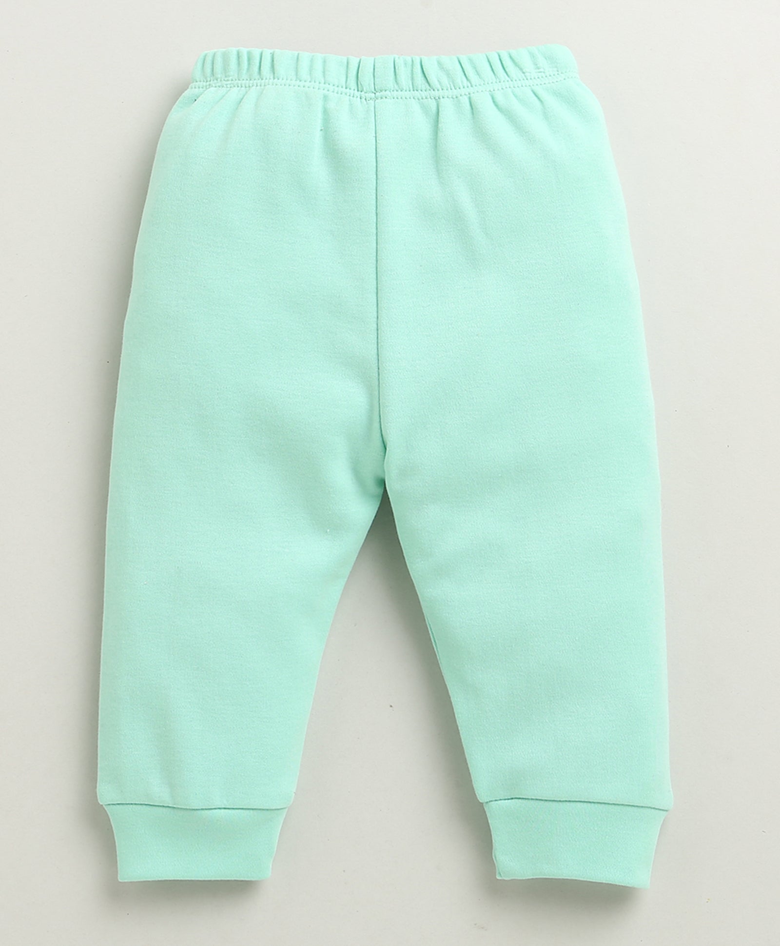 Mint Green & White Baby Boys Full Sleeves Jabla & Pyjama Set