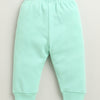 Mint Green & White Baby Boys Full Sleeves Jabla & Pyjama Set