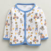 Blue & White Baby Boys Full Sleeves Jabla & Pyjama Set