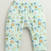 Sky Blue & Yellow Baby Boys Diaper Pants / Leggings / Pyjamas Pack Of 2