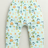 Sky Blue & Yellow Baby Boys Diaper Pants / Leggings / Pyjamas Pack Of 2
