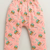 Peach & Multi Baby Boys Diaper Pants / Leggings / Pyjamas Pack Of 2