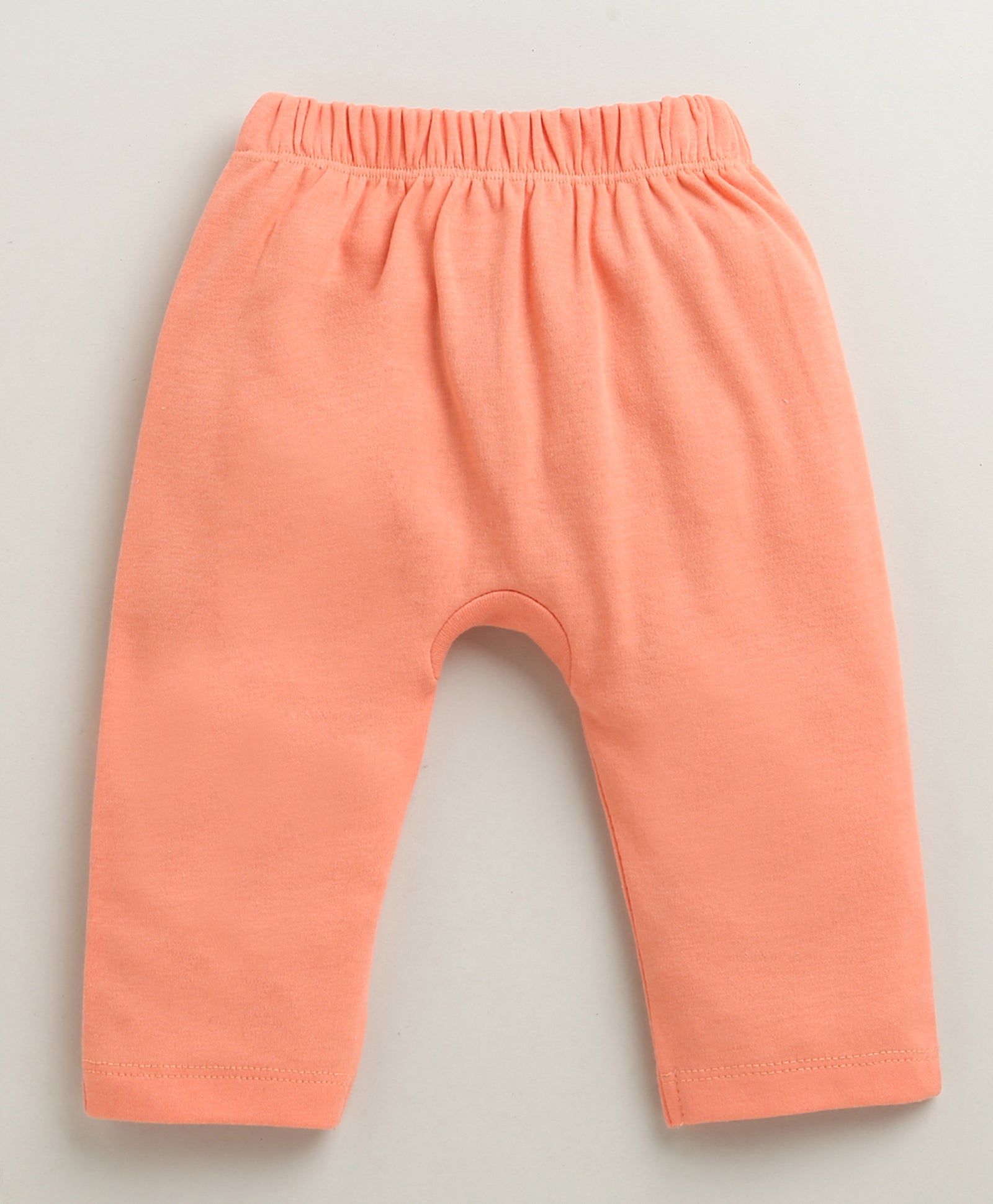 Blue & Peach Baby Girls Diaper Pants / Leggings / Pyjamas Pack Of 2