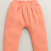 Blue & Peach Baby Girls Diaper Pants / Leggings / Pyjamas Pack Of 2