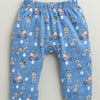 Blue & Peach Baby Girls Diaper Pants / Leggings / Pyjamas Pack Of 2
