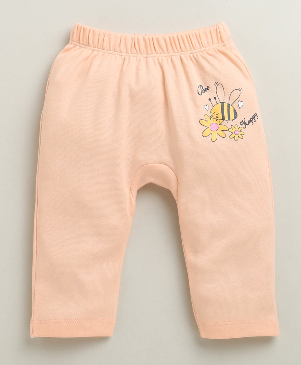 Bumzee Peach & Pink Animal Print Diaper Pants, Pack of 2, 100% Cotton