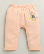 Bumzee Peach & Pink Animal Print Diaper Pants, Pack of 2, 100% Cotton