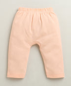 Bumzee Peach & Pink Animal Print Diaper Pants, Pack of 2, 100% Cotton