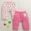Pink & Peach Baby Girls Diaper Pants / Leggings / Pyjamas Pack Of 2