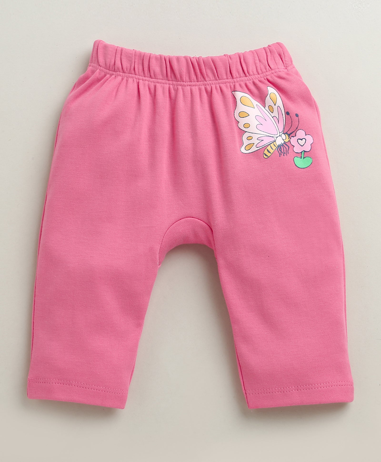 Pink & Peach Baby Girls Diaper Pants / Leggings / Pyjamas Pack Of 2