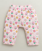 Bumzee Pink & Peach Animal Print Diaper Pants, Pack of 2, 100% Cotton