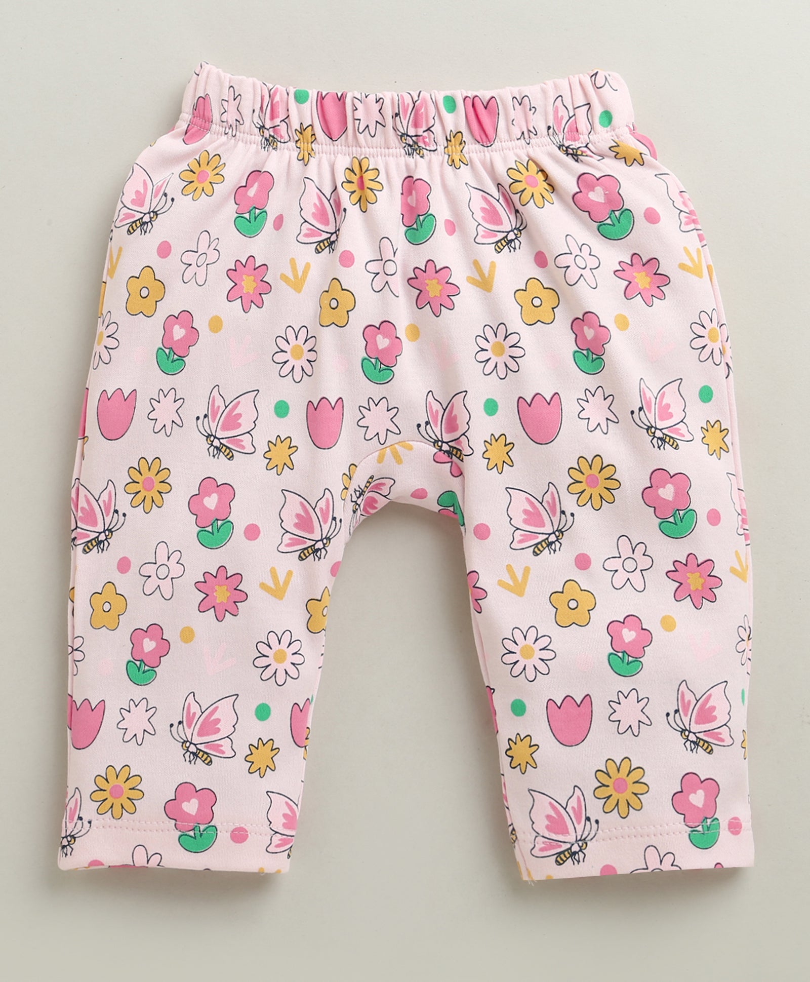 Pink & Peach Baby Girls Diaper Pants / Leggings / Pyjamas Pack Of 2