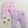 Lilac & Lavender Baby Girls Diaper Pants / Leggings / Pyjamas Pack Of 2
