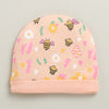 Peach Girls Cotton Cap Mitten Bootie Set