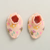 Peach Girls Cotton Cap Mitten Bootie Set