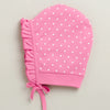 Peach & Pink Girls Cotton Pack Of 2 Bonet Cap