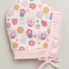 Peach & Pink Girls Cotton Pack Of 2 Bonet Cap