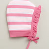 Peach & Pink Girls Cotton Pack Of 2 Bonet Cap
