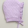 Lilac & Lavender Girls Cotton Pack Of 2 Bonet Cap